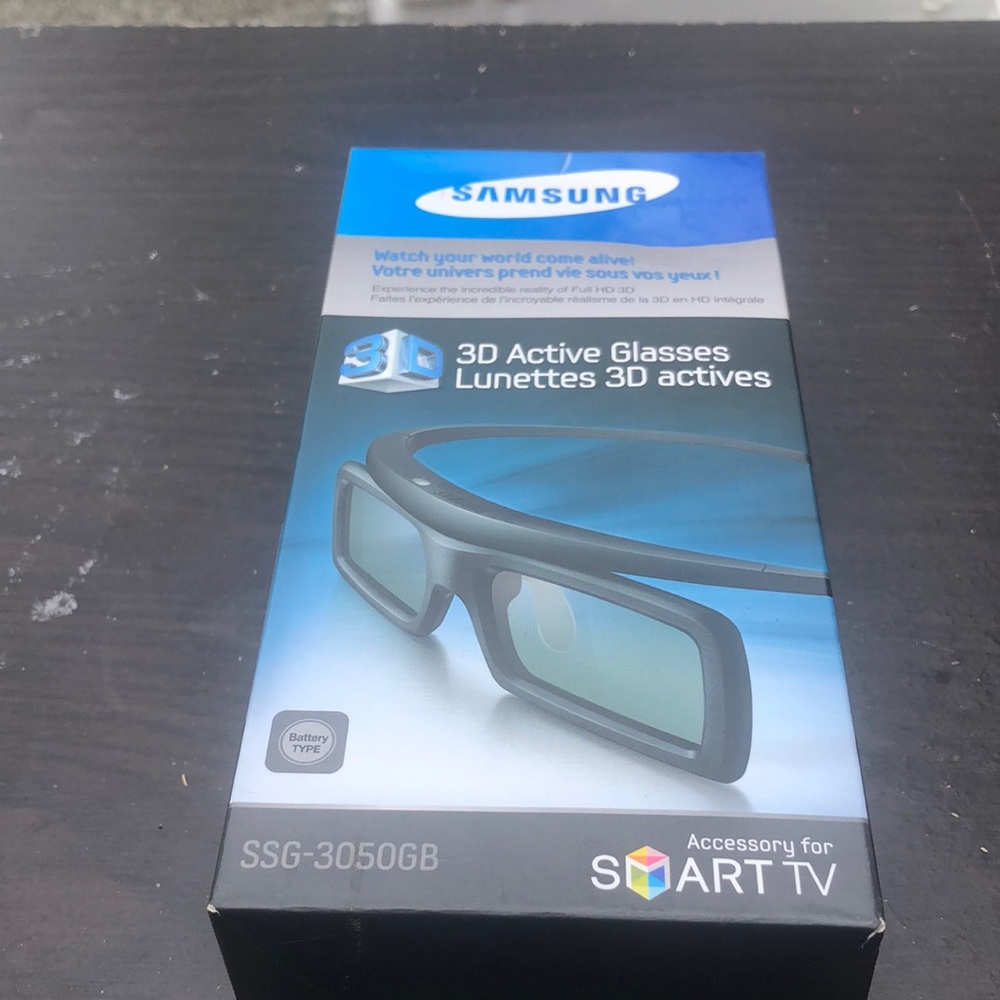 Samsung 3D Active Glasses - Black and Blue